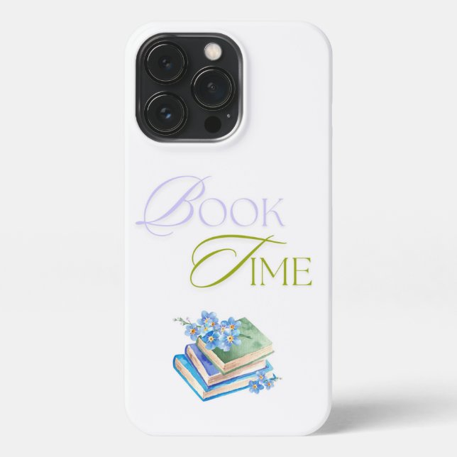 iPhone-Hülle für Buchliebhaberinnen – "Book Time" iPhone Hülle (Rückseite)
