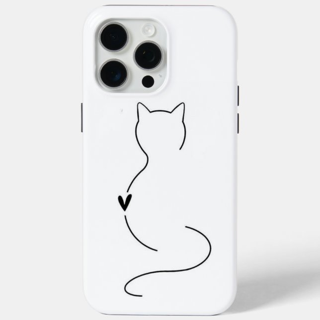 iPhone-Hülle für iPhone15promax süße Katze Case-Mate iPhone Hülle (Rückseite)