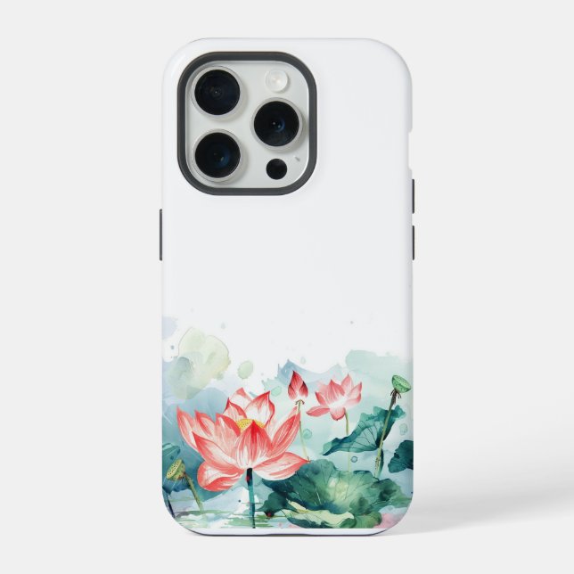 iPhone-Hülle mit Aquarell-Rosen iPhone Hülle (Rückseite)