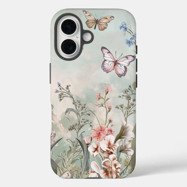 iPhone-Hülle mit Blumen. Case-Mate iPhone Hülle (Rückseite)