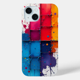 iPhone-Hülle mit Farbklecksen Case-Mate iPhone Hülle