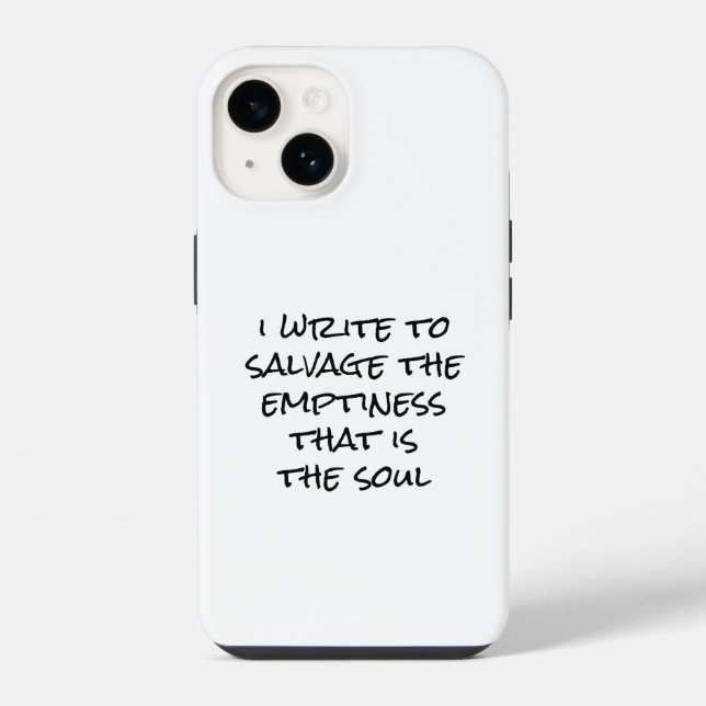 iPhone-Hülle mit meiner Schrift iPhone Hülle (Rückseite)