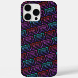 iPhone-Hülle mit Neon-Multicolor-Cassette-Muster iPhone 16 Pro Max Hülle