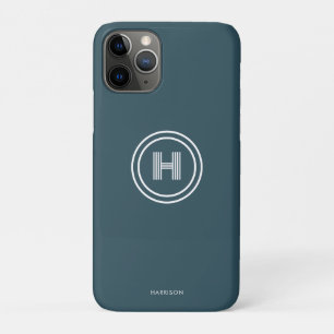 iPhone-Hülle Modernes einfaches Monogramm Case-Mate iPhone Hülle