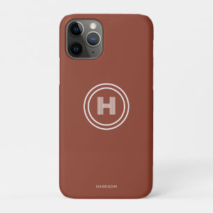 iPhone-Hülle Modernes einfaches Monogramm Case-Mate iPhone Hülle