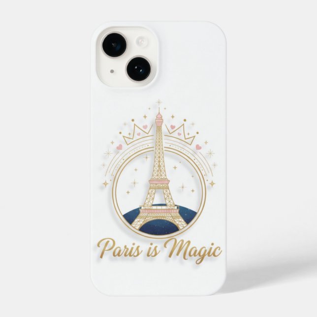 iPhone-Hülle - Paris Eleganter Eiffelturm iPhone Hülle (Rückseite)