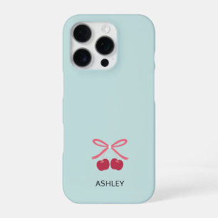 iPhone-Hülle   Süßer Kirsch-Schleifen-Cover iPhone 16 Pro Hülle