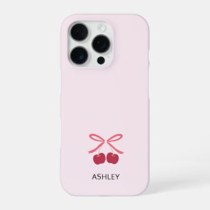 iPhone-Hülle   Süßer Kirsch-Schleifen-Cover iPhone 16 Pro Hülle