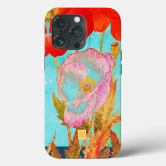 IPHONE-HÜLLEN JAPANISCHER MOHN IN EINEM DÄMMERUNGS iPhone 13 PRO HÜLLE