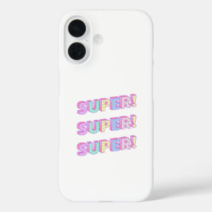 iPhone-Hüllen mit dem Titel "SUPER" iPhone 16 Hülle
