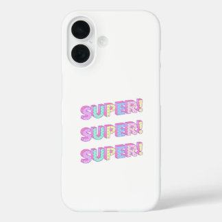 iPhone-Hüllen mit dem Titel "SUPER" iPhone 16 Hülle