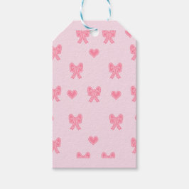 iPhone / iPad case Cute Pink Bows and Hearts Coque Geschenkanhänger