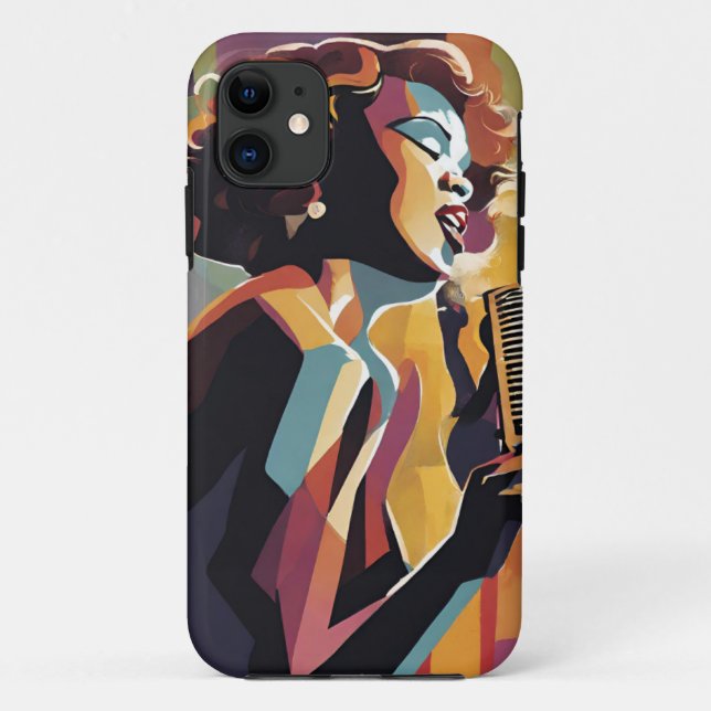iPhone / iPad Fall Female Nightclub Singer Case-Mate iPhone Hülle (Rückseite)