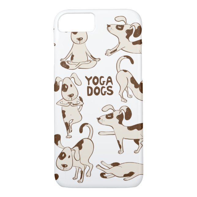 iPhone/iPad Fall-Hundeyoga Case-Mate iPhone Hülle (Rückseite)