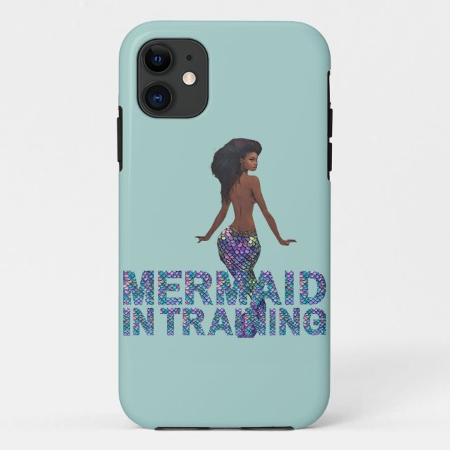 iPhone / iPad Fall Mermaid in Training Case-Mate iPhone Hülle (Rückseite)