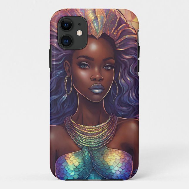 iPhone/iPad Fall Mermaid Mythical Sea Creature Case-Mate iPhone Hülle (Rückseite)