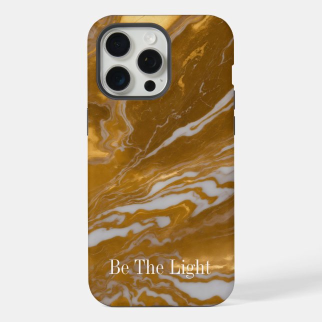 iPhone/iPad-Fall mit Luxus-Gold-Marble iPhone Hülle (Rückseite)
