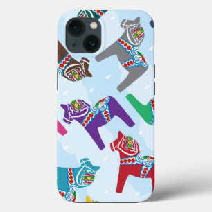 iPhone / iPad Fall SCANDINAVIAN DALA HORSE PATTERN Case-Mate iPhone Hülle
