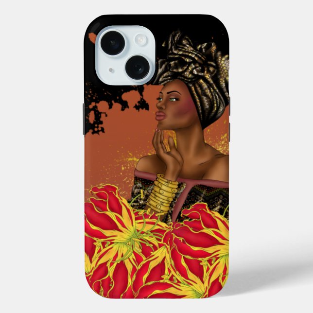 iPhone/iPad-Gehäuse für afrikanische Frauen Case-Mate iPhone Hülle (Rückseite)