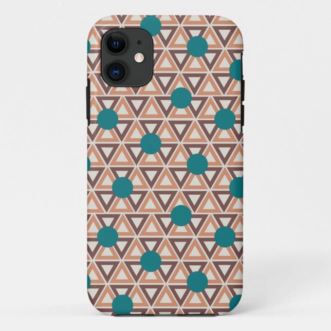 iPhone/iPad-Gehäuse für Dreieck-Quilt Case-Mate iPhone Hülle (Rückseite)