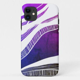 iPhone/iPad-Gehäuse mit lila und weißer Wave Case-Mate iPhone Hülle