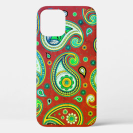 iPhone / iPad Gehäuse Paisley Red und Green Case-Mate iPhone Hülle