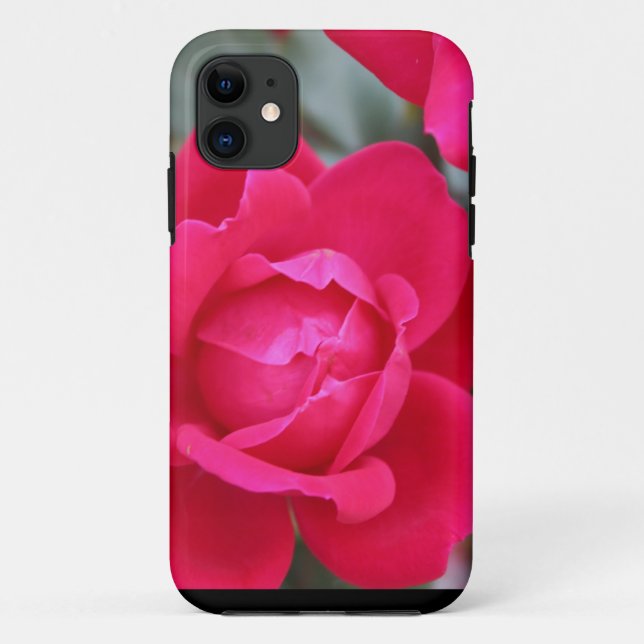 iPhone/iPad Gehäuse rote Rose Design Case-Mate iPhone Hülle (Rückseite)