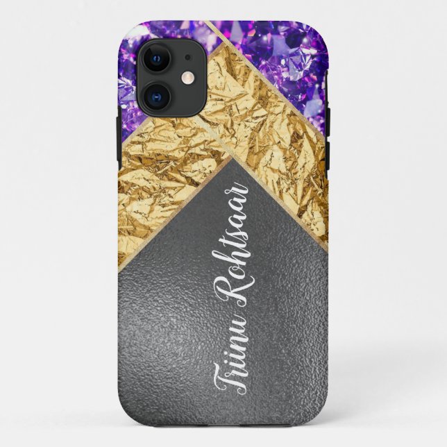 iPhone/iPad Gehäuse Sparkling Glitzer Silver Case-Mate iPhone Hülle (Rückseite)
