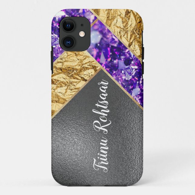 iPhone/iPad Gehäuse Sparkling Glitzer Silver Case-Mate iPhone Hülle (Rückseite)