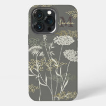 iPhone / iPad-Hülle Queen Annes Lace Dark