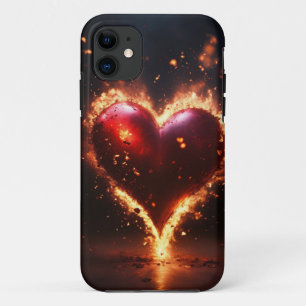 iPhone / iPad Hülle rotes heißes Feuer – Kühne Fla