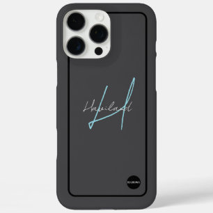 iPhone Modernes Handy Fall mit Name HAMbyWG 16 Pro Max Hülle