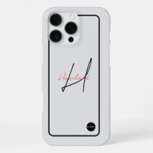 iPhone Modernes Handy Fall mit Name HAMbyWG