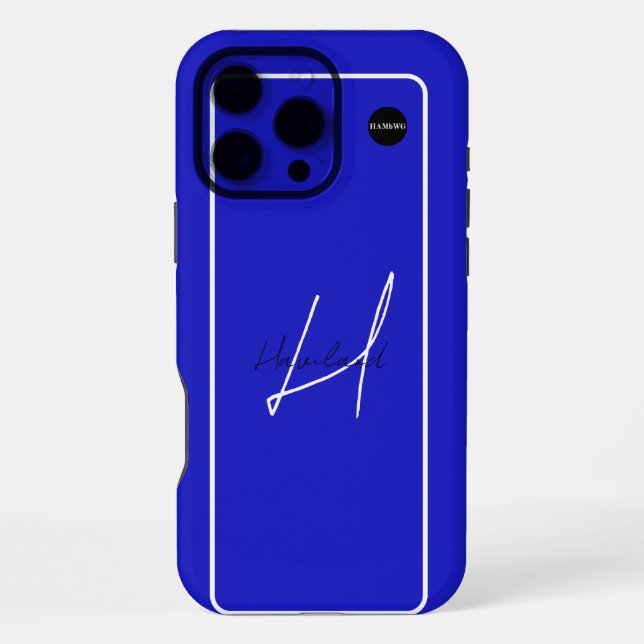 iPhone oder Samsung Handy Fall mit Name HAMbyWG Hülle (Rückseite)