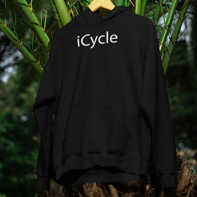Iphone Parody Cool Funny Cycling Hoodie (Von Creator hochgeladen)