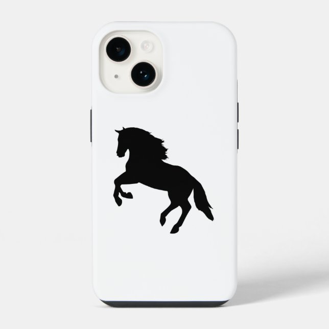 iPhone Pferdehülle Hülle (Rückseite)