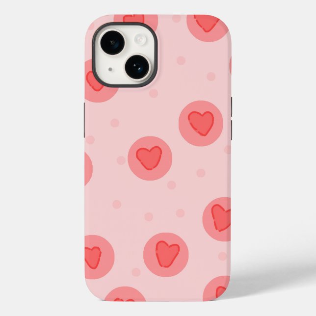 iPhone Rosa Hülle | süße Liebe (Rückseite)