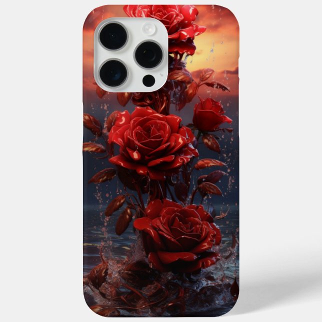 iPhone-Schalen 15 Pro Max - Rose-4-Serie Case-Mate iPhone Hülle (Rückseite)