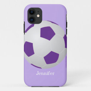iPhone SE, 5/5s Case, Fußball, Lila, Personalisier Case-Mate iPhone Hülle