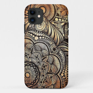iPhone Se + iPhone 5/5S, Hennastrauchgekritzel Case-Mate iPhone Hülle