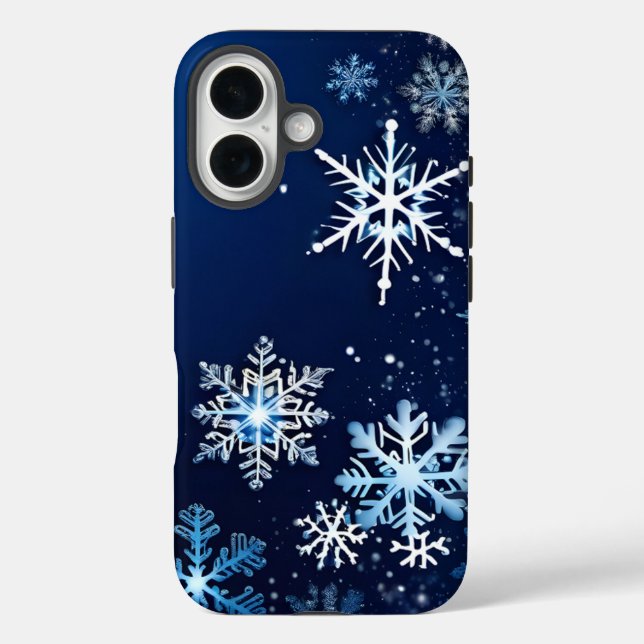 iPhone Snowflake Cover (Rückseite)
