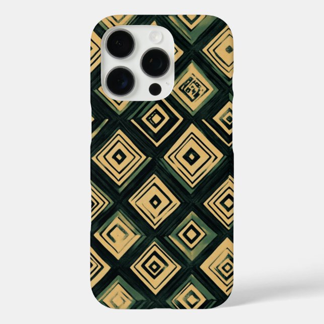 iPhone Square-Mustergehäuse Case-Mate iPhone Hülle (Rückseite)