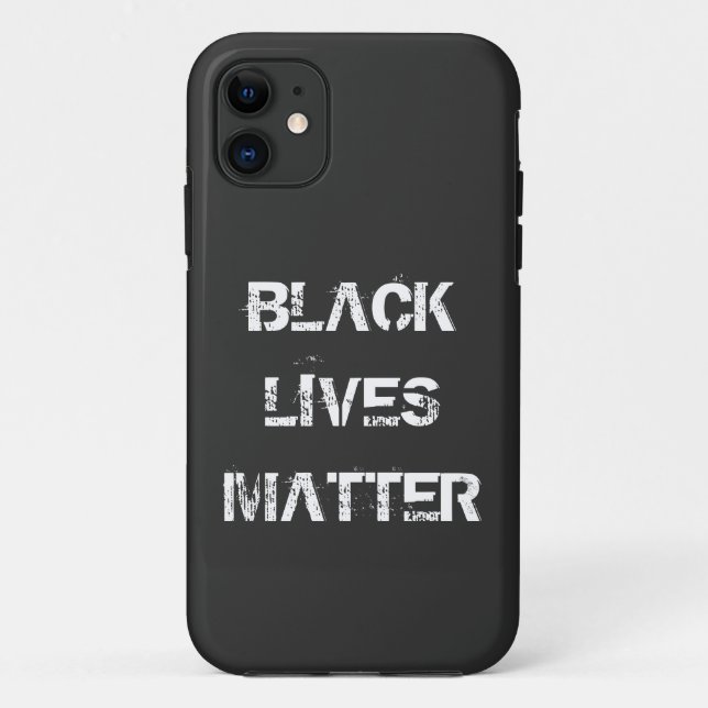 iPhone und iPad Case - BLACK LIVES MATTER (Rückseite)