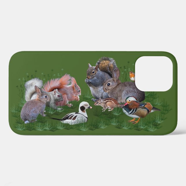 iPhone "Woodland Animals" 12 Fall Case-Mate iPhone Hülle (Rückseite (Horizontal))