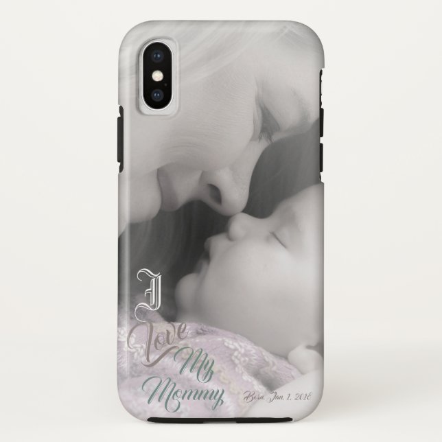 Iphone X erwartet Muttergeschenk Case-Mate iPhone Hülle (Rückseite)