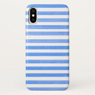 iPhone X-Fall mit blauem und weißem Streifen Case-Mate iPhone Hülle