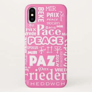 iPhone X Gehäuse hart. Rosa Ruhe in mehreren Sprac Case-Mate iPhone Hülle