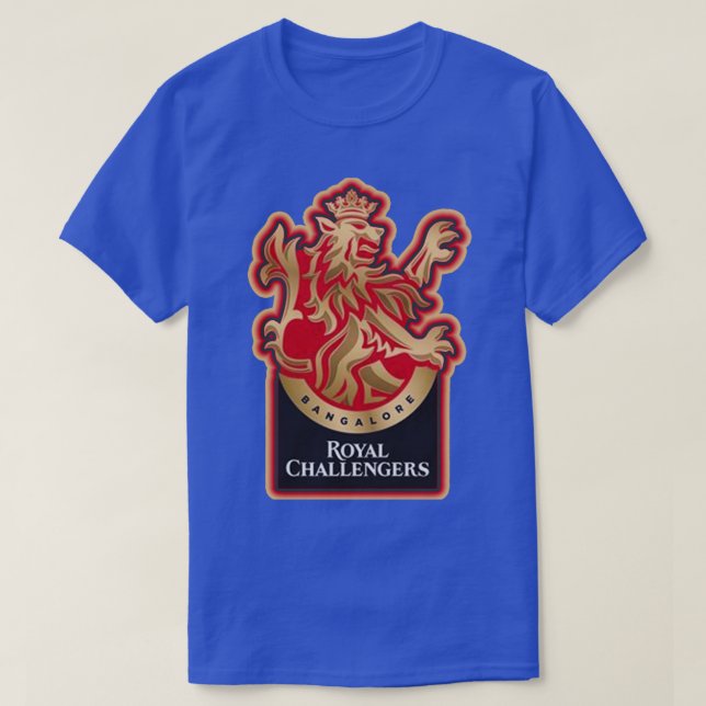 IPL RCB Royal Challengers Banglore Red T-Shirt (Design vorne)