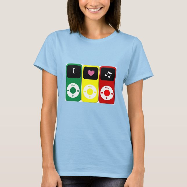 Ipod Music Lovers T-Shirt (Vorderseite)