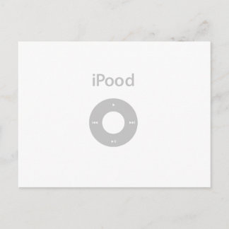 Ipod Spoof Ipood Postkarte